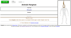 Desktop Screenshot of hangman.shawnolson.net