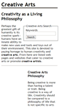 Mobile Screenshot of creativearts.shawnolson.net